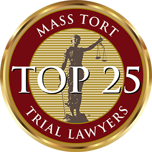 Top 25 tort lawyers in WV badge